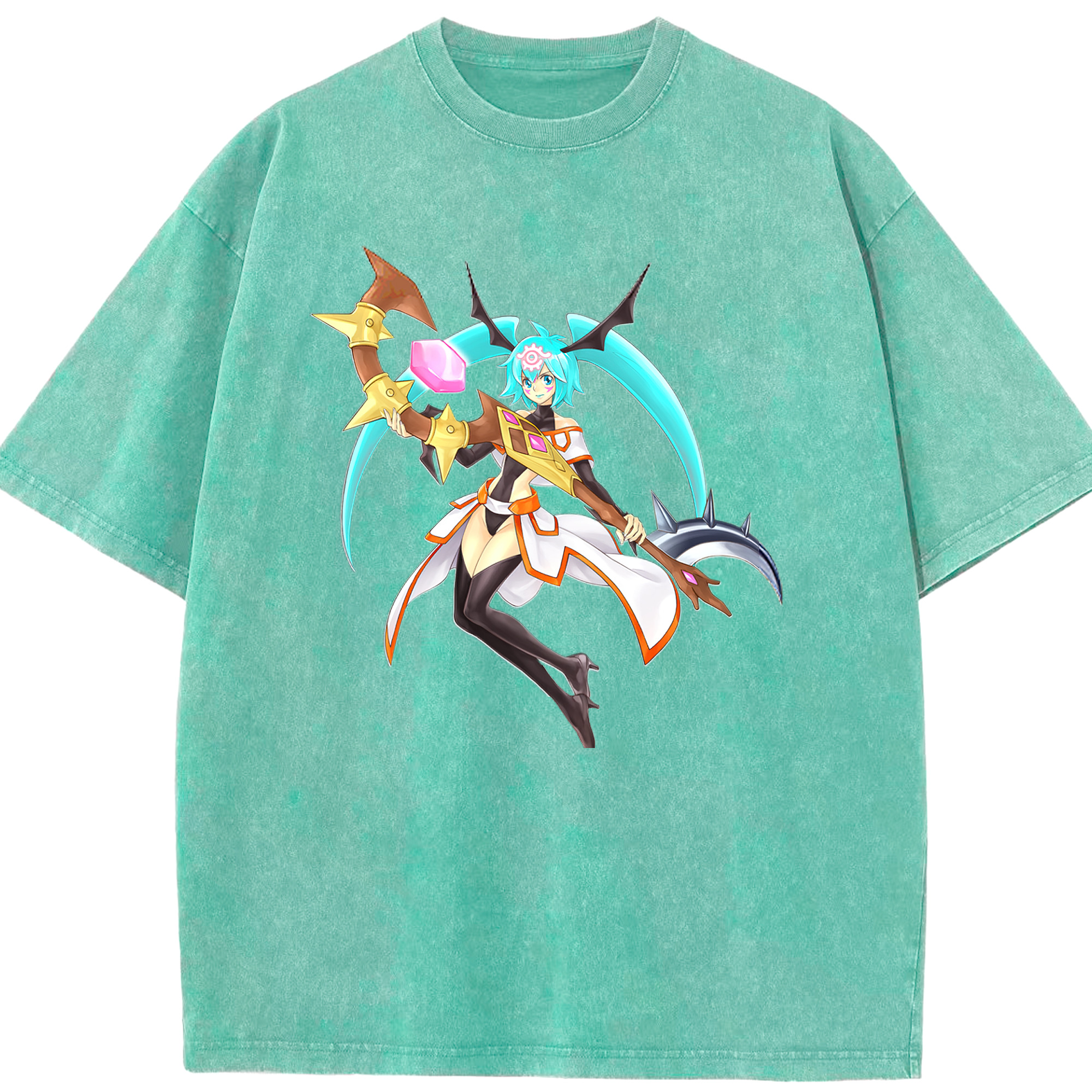 （画像用） 遊☆戯☆王 Yu-Gi-Oh! 綿100% ヴィンテージ風 半袖Tシャツ（フロントプリント）